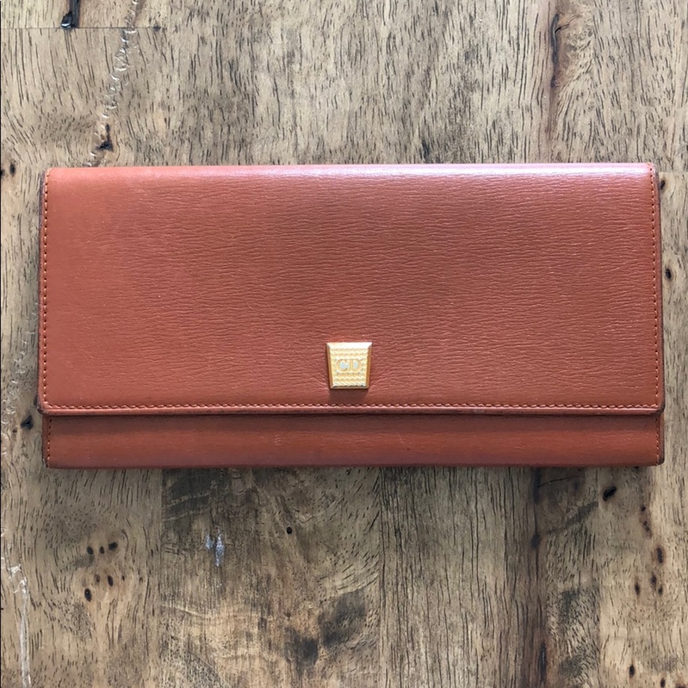 Vintage Christian Dior leather wallet